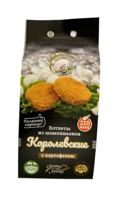 Котлеты Королевские с картофелем Король шампиньон 180г