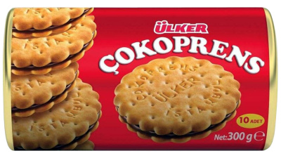 Печенье-сэндвич Улкер Чокопренс семейная упаковка 300г