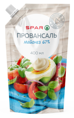 Майонез SPAR Провансаль 67% 400г