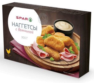 Наггетсы SPAR с ветчиной 300г