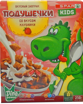 Подушечки SPAR со вкусом клубники 250г