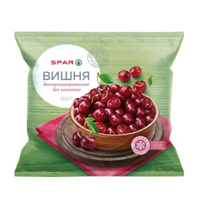 Вишня б/к замороженная SPAR 300г