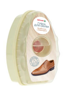 Губка для полировки обуви с дозатором SPAR бесцветная 39,5г