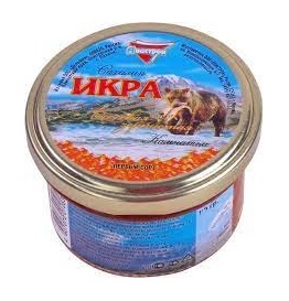 Икра лососевая зернистая Авистрон 100г ст/б