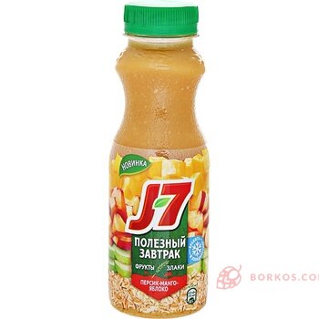 Продукт питьевой J7 Смузи Манго/Персик/Яблоко 300мл