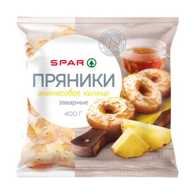 Пряники SPAR Ананасовое кольцо 400г