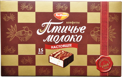 Конфеты Рот Фронт Птичье молоко настоящее 200г