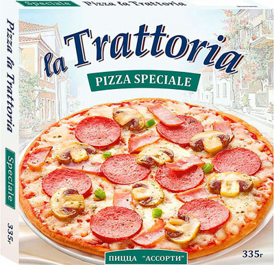 Пицца Ла Тратториа ассорти 335г