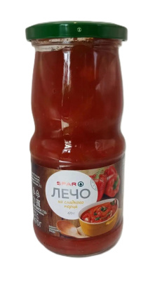 Лечо из сладкого перца SPAR 470г ст/б