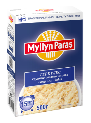 Хлопья овсяные Мюллюн Парас Геркулес крупные 500г
