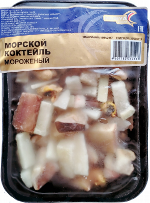 Морской коктейль мороженный Нерия 400г