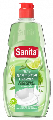 Средство для посуды Санита 450г Матча/Лайм