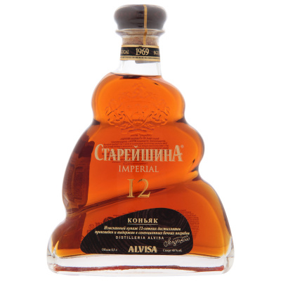 Коньяк Старейшина 12 лет 0,5л 40%