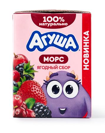 Морс Агуша Ягодный сбор с 12мес т/п 0,2л