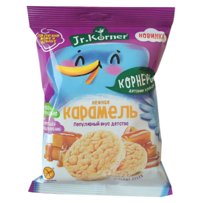 Хлебцы-мини рисовые Др Кёрнер хрустящие Карамель 30г