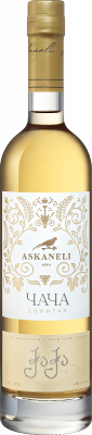 Водка Чача Асканели Золотая виноградная 0,5л 40%