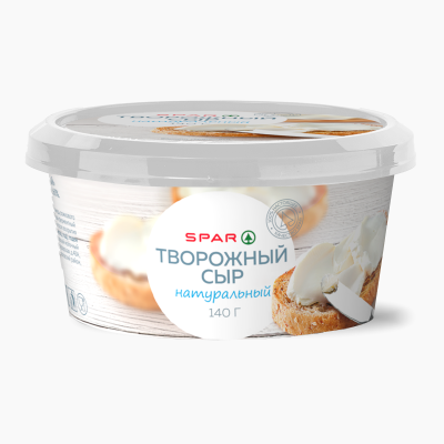 Сыр творожный SPAR 60% 140г БЗМЖ