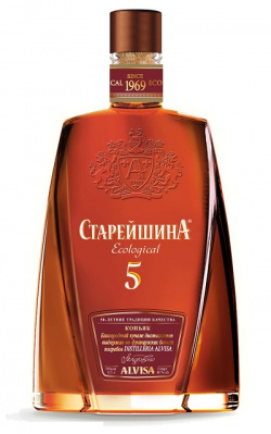 Коньяк Старейшина Российский 5 лет 0,5л 40%