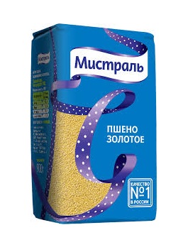 Крупа пшено золотое Мистраль 900г