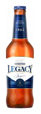 Пиво светлое Юнайтед Лигаси Класcик Лагер 0,44л 4,8% ст/б