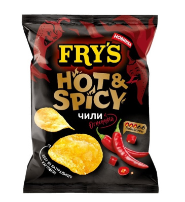 Чипсы Фрайс Огненный чили 70г