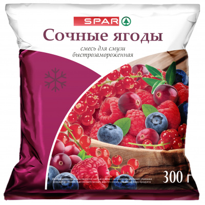 Смесь для смузи Сочные ягоды SPAR 300г