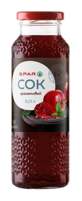 Сок SPAR Гранатовый 0,25л ст/б
