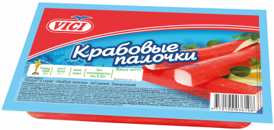 Палочки крабовые Вичи замороженные 100г