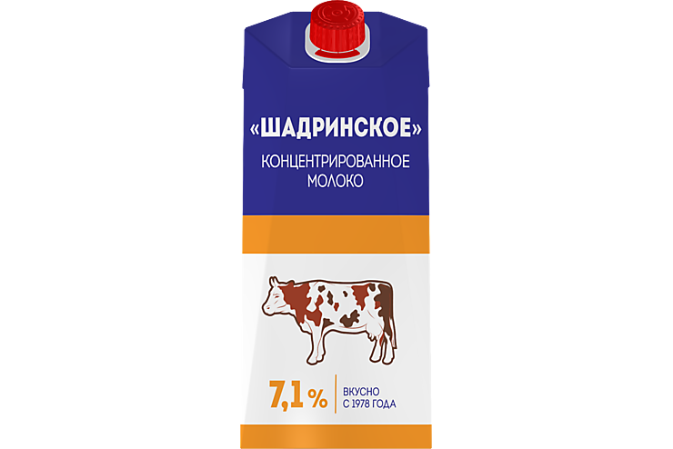 Молоко концентрированное Шадринское 7,1% 500г т/п БЗМЖ
