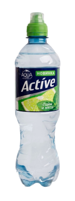 Вода питьевая Аква Минерале Актив Лайм/Мята 0,5л