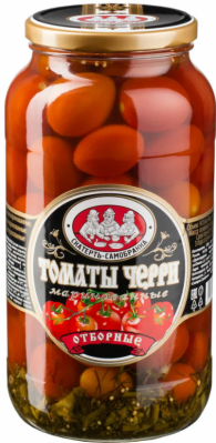 Томаты черри маринованные Скатерть-самобранка отборные 720мл