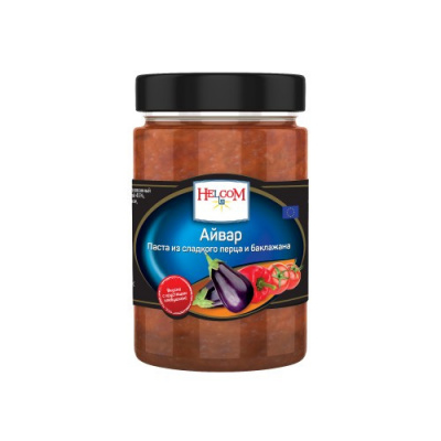 Икра Айвар из сладкого перца и баклажана Хелком 300г ст/б