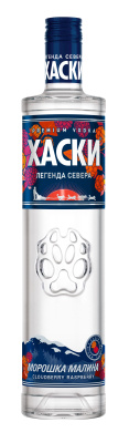 Водка особая Хаски морошка/малина 0,5л 38%