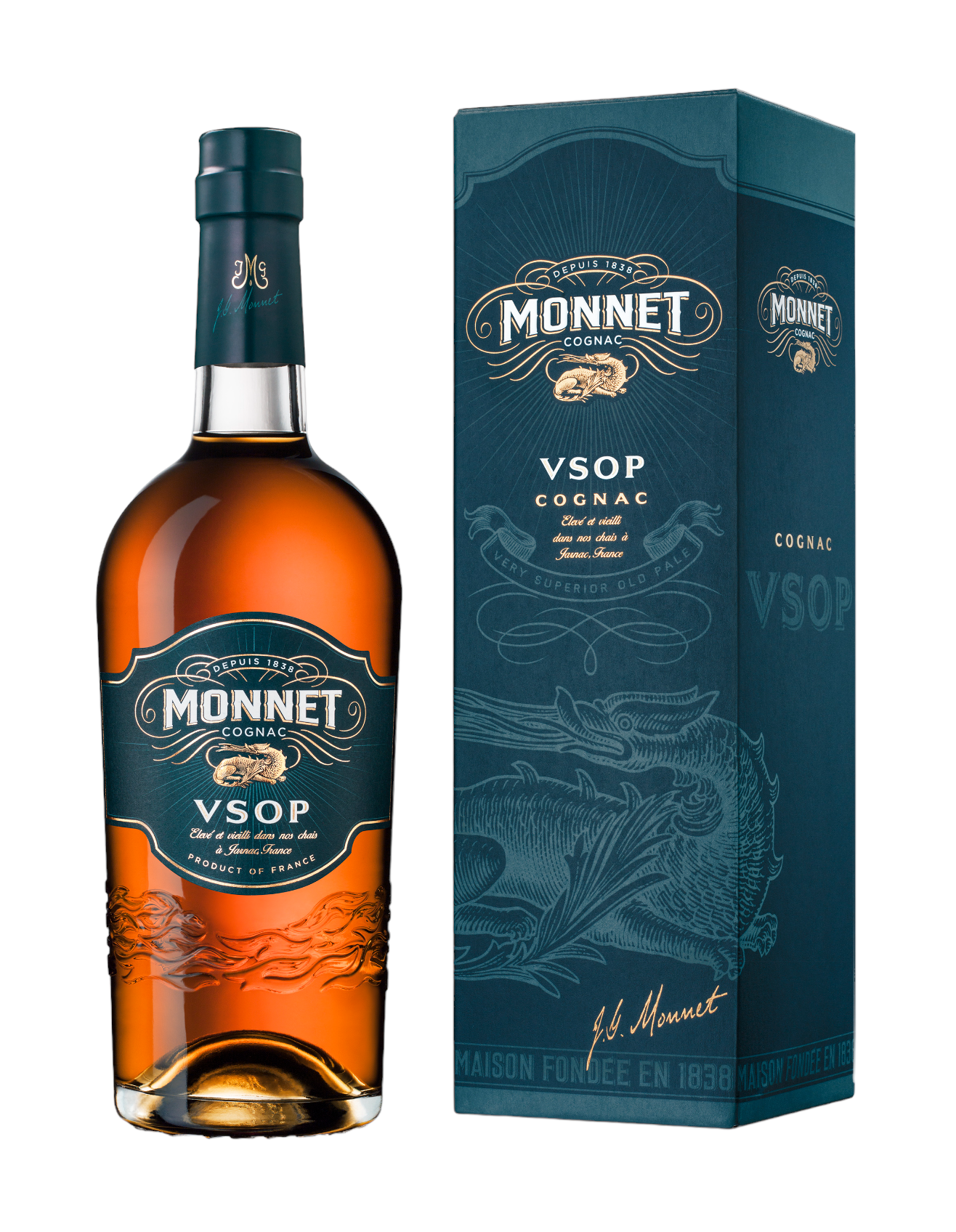 Коньяк Монне VSOP 4 года 0,7л 40% п/у