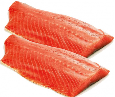 Форель филе кусок н/коже соленое в/у ЛП вес