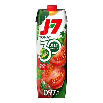 Нектар J7 томат с мякотью 0,97л
