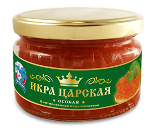 Икра имитированная Царская особая красная 220г