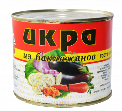 Икра из баклажанов Угощение Славянки 545г ж/б