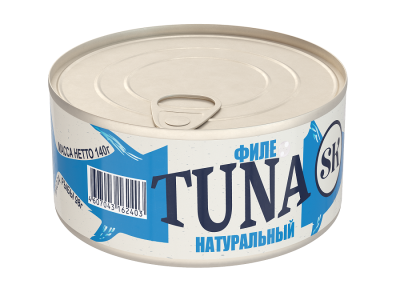 Тунец филе натуральный Скипджек SK 140г