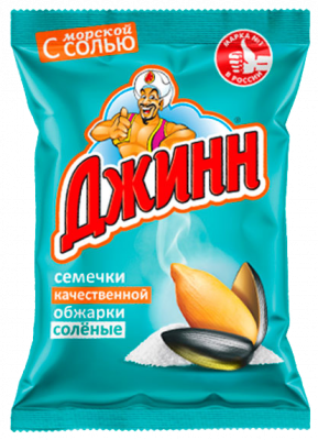 Семечки Джинн жареные с морской солью 250г