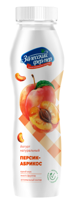 Йогурт питьевой Фермерский персик-абрикос 2,5% 290г БЗМЖ