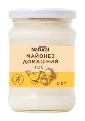 Майонез SPAR Natural Домашний ГОСТ 240г