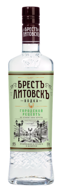 Водка Брестъ-Литовскъ Городской рецептъ 0,5л 40%