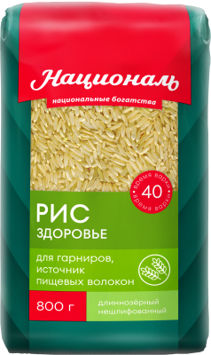 Рис Здоровье Националь 800г