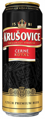 Пиво темное Крушовице Черне 0,43л 4,1% ж/б