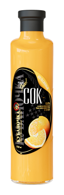 Сок Кубаночка Апельсин ст/бут 0,75л