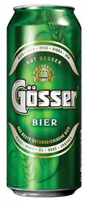 Пиво светлое Гёссер 0,43л 4,7% ж/б