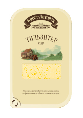 Сыр Тильзитер Брест-Литовск 45% нарезка 130г БЗМЖ