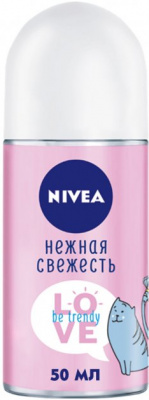 Део Нивея Love Be Trendy 50мл Нежная Свежесть ролл жен