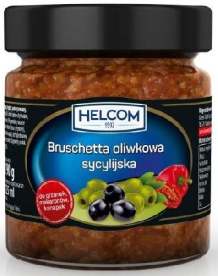 Брускетта Cицилийская с оливками Хелком 225г ст/б